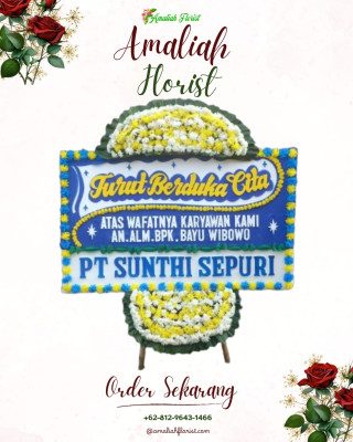 Papan Bunga Duka di Kampung Lapai